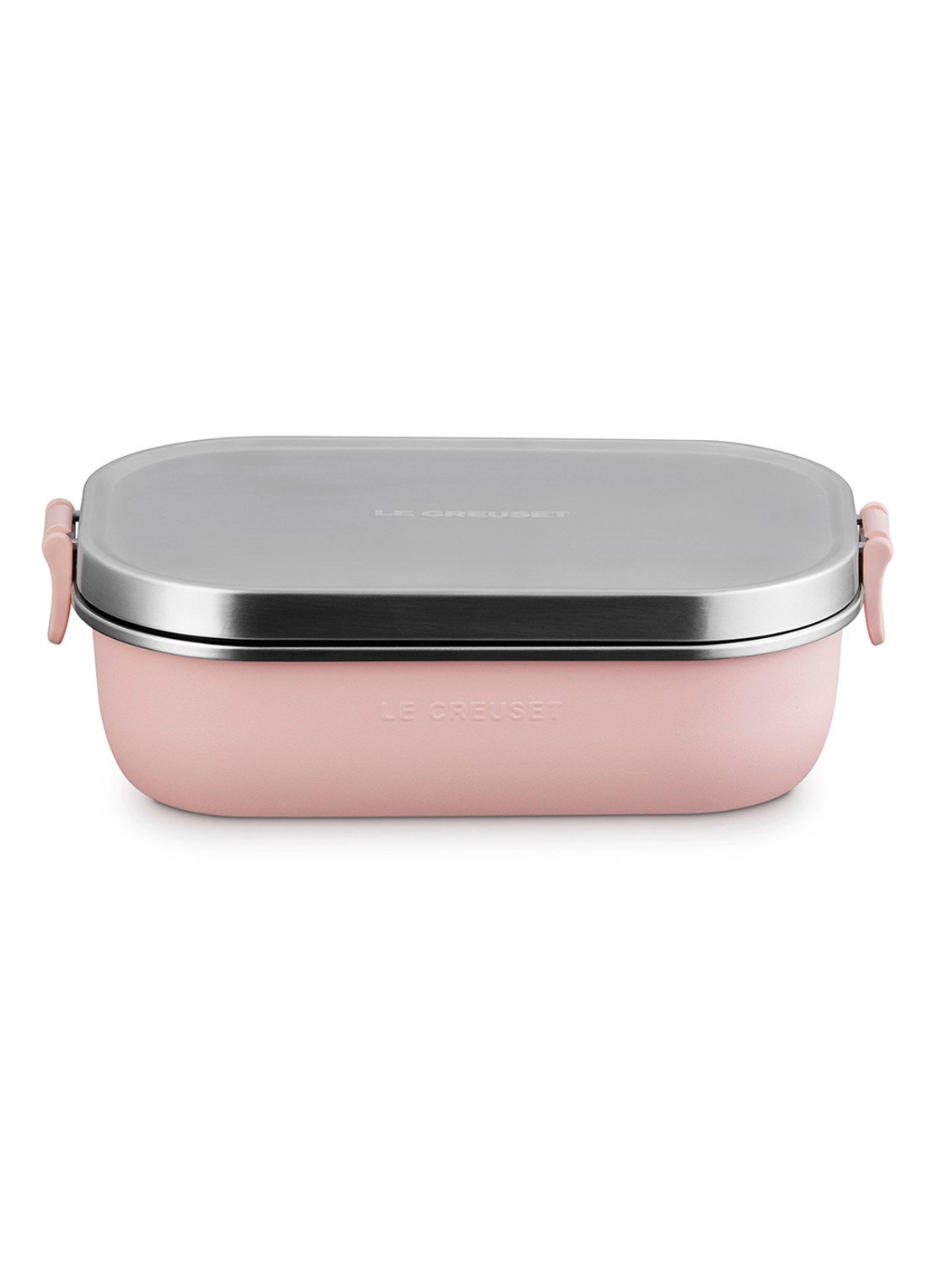 Le Creuset On The Go lunchbox 0,9 liter - voorkant 6 roze