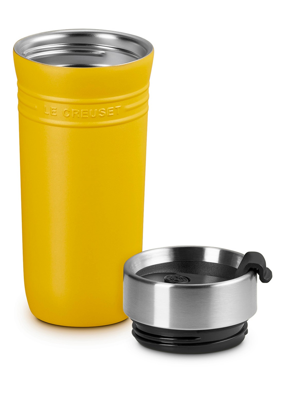 Le Creuset On The Go thermosbeker 0,35 liter - detail 3 geel