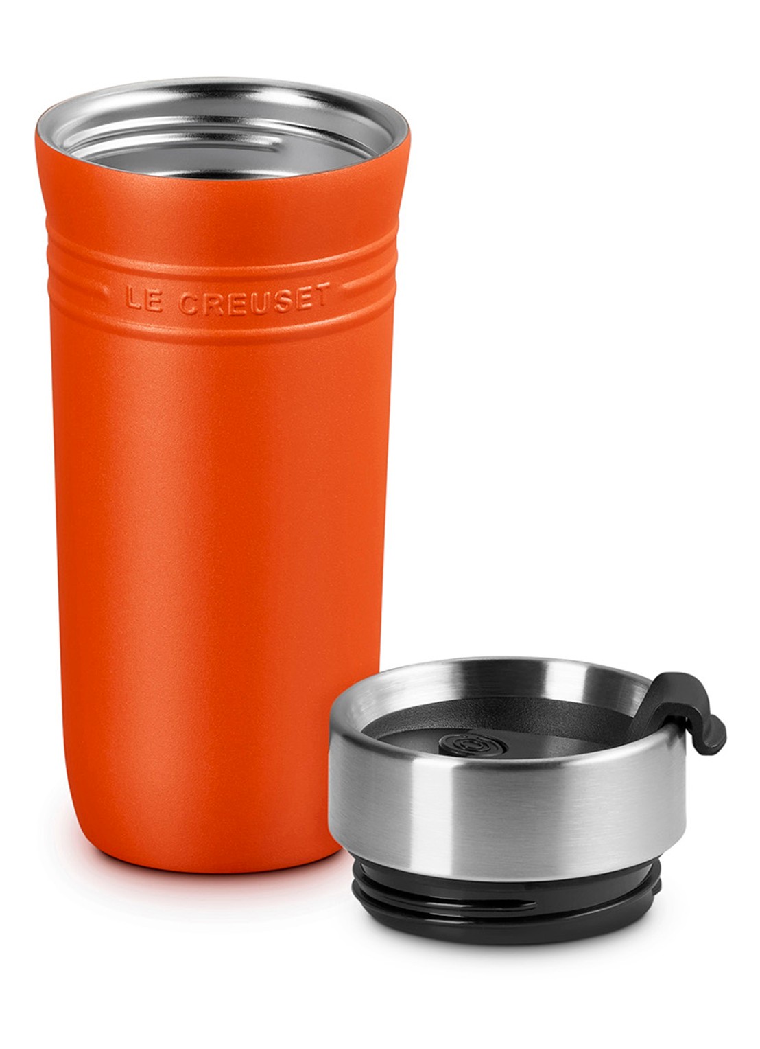 Le Creuset On The Go thermosbeker 0,35 liter - detail 3 oranje