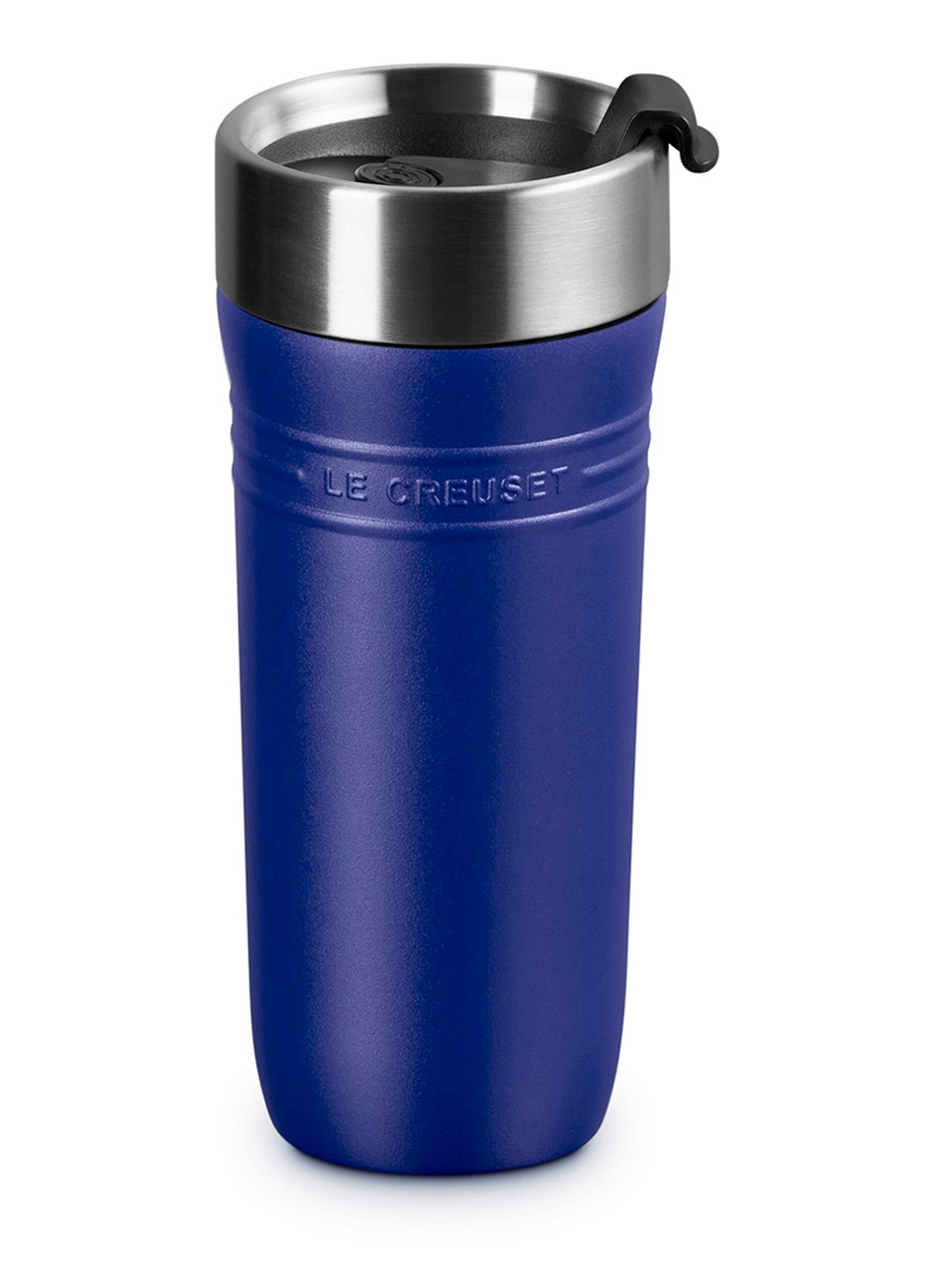 Le Creuset On The Go thermosbeker 0,35 liter - voorkant blauw