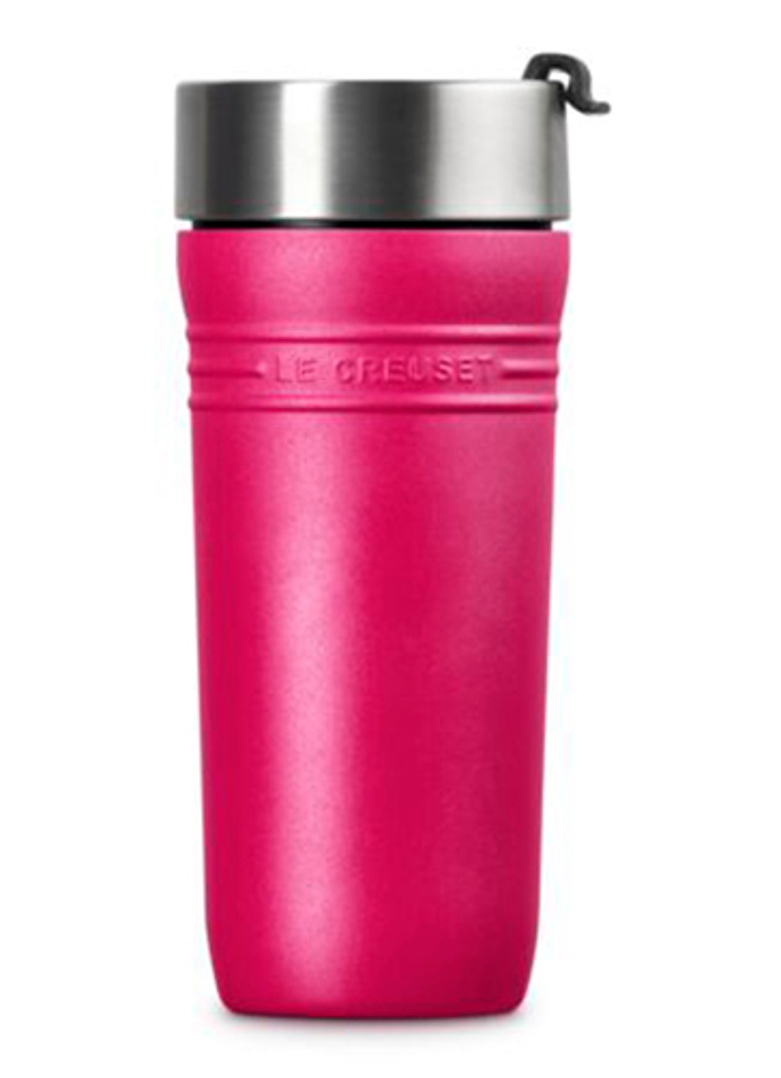 Le Creuset On the Go thermosbeker 35 cl - achterkant 3 roze