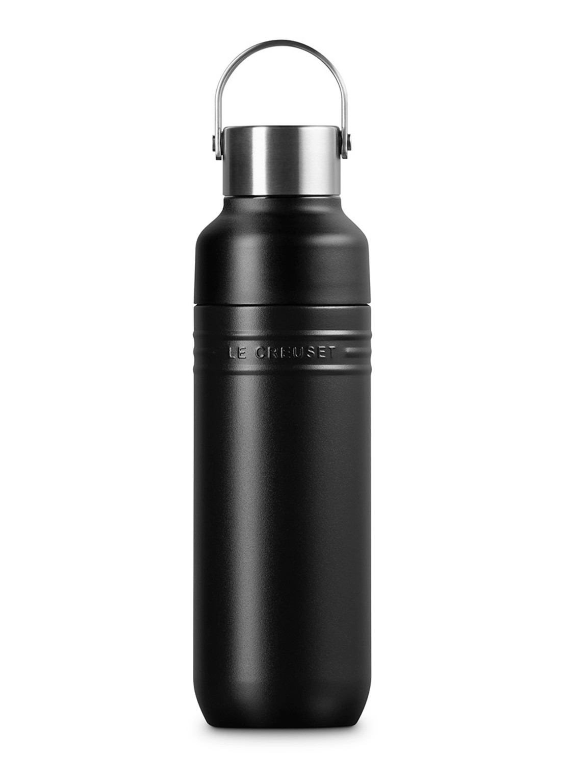 Le Creuset On The Go waterfles 0,5 liter - voorkant 6 zwart