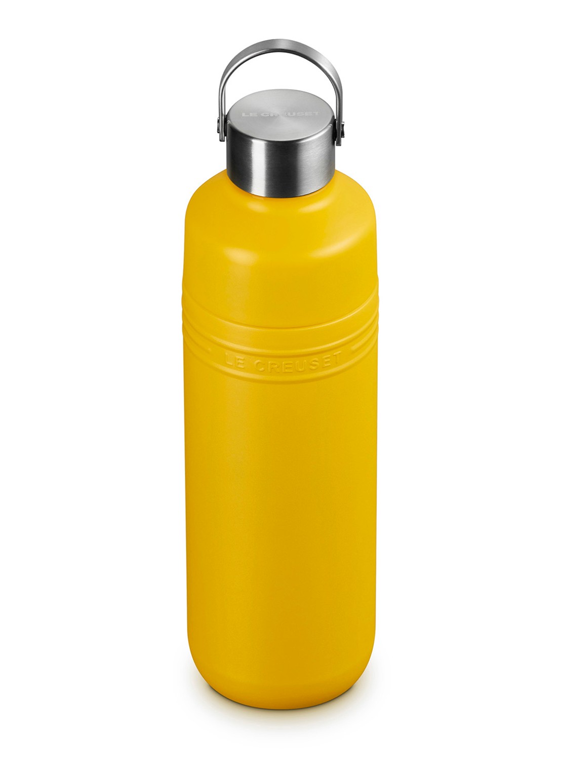 Le Creuset On The Go waterfles 1 liter - detail 2 geel