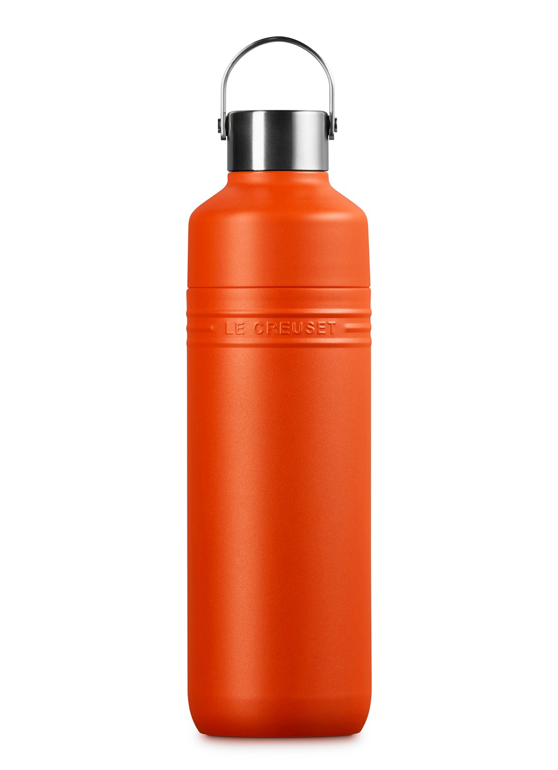 Le Creuset On The Go waterfles 1 liter - voorkant oranje