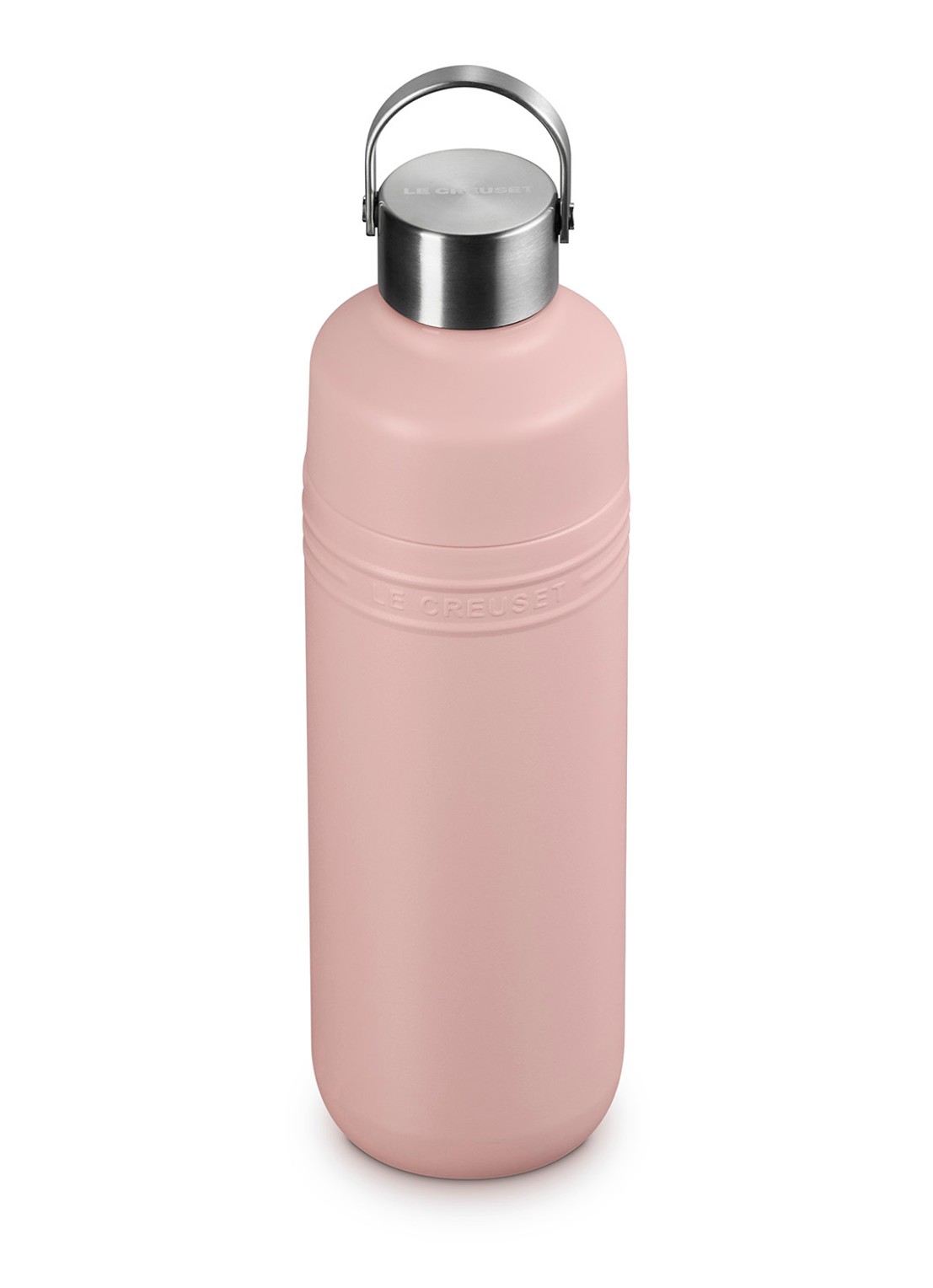 Le Creuset On The Go waterfles 1 liter - voorkant 5 roze