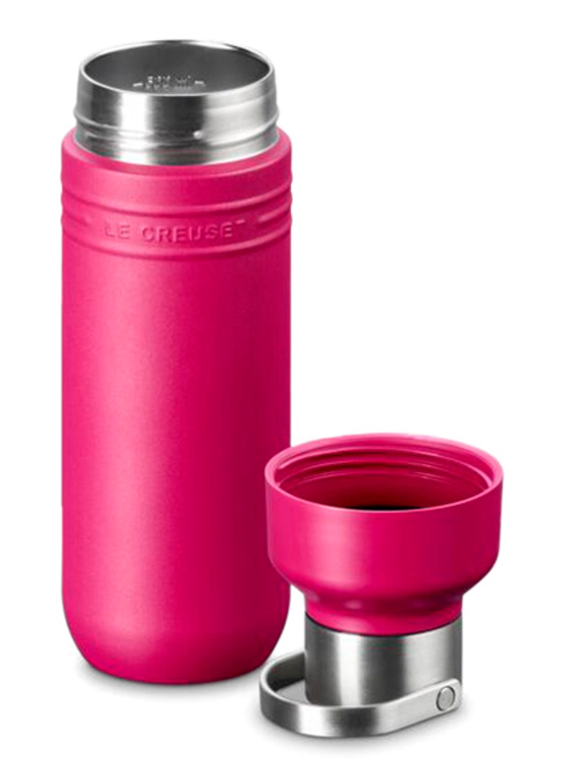 Le Creuset On the Go waterfles 50 cl - achterkant roze