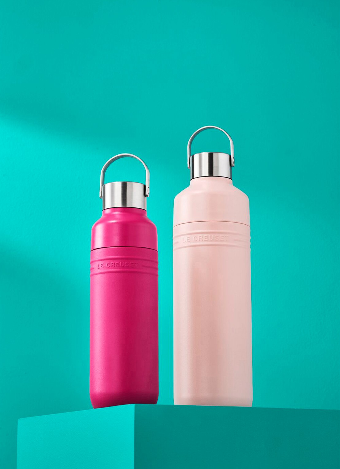 Le Creuset On the Go waterfles 50 cl - detail 3 roze