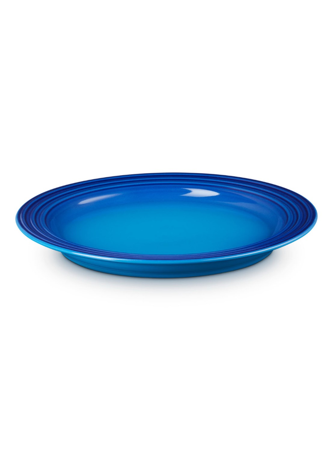 Le Creuset Ontbijtbord 22 cm  - voorkant 2 azure / blauw
