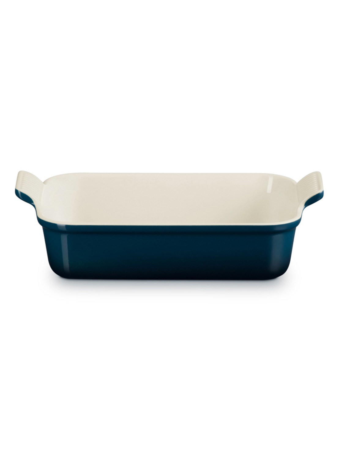 Le Creuset Ovenschaal 20 cm - voorkant 2 donkerblauw