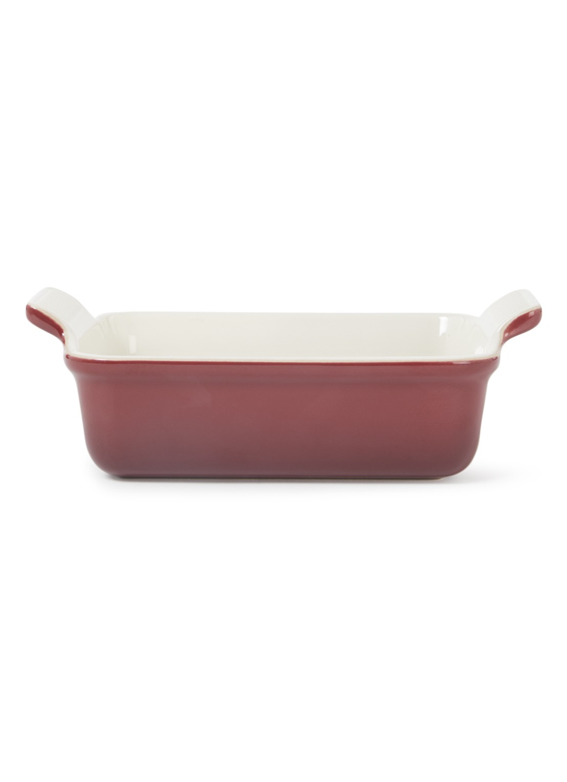 Le Creuset Ovenschaal 25 cm - voorkant garnet / rood