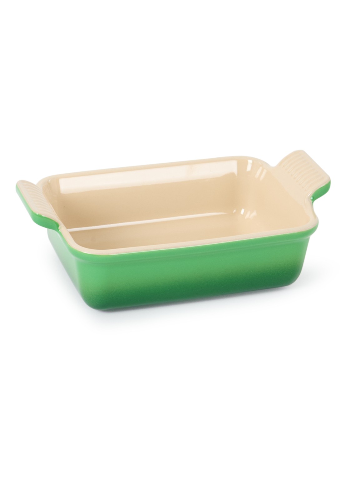 Le Creuset Ovenschaal 25 cm - voorkant bamboo / groen