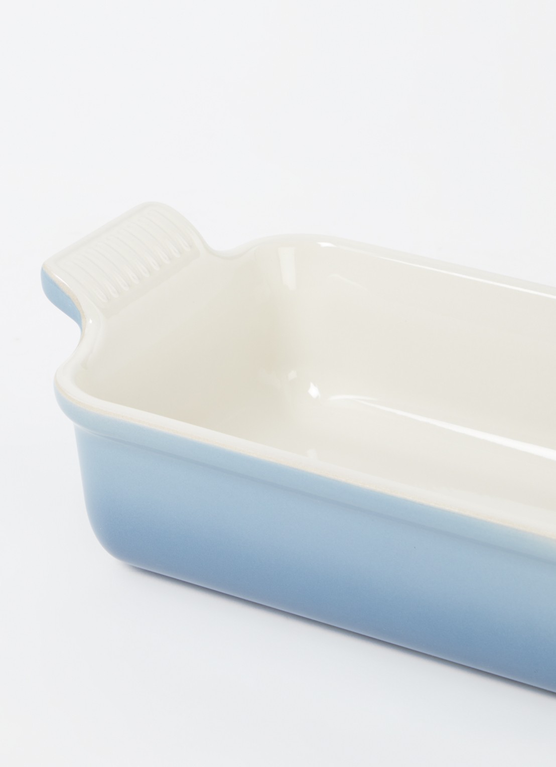 Le Creuset Ovenschaal 25 cm - voorkant 2 chambray / blauw
