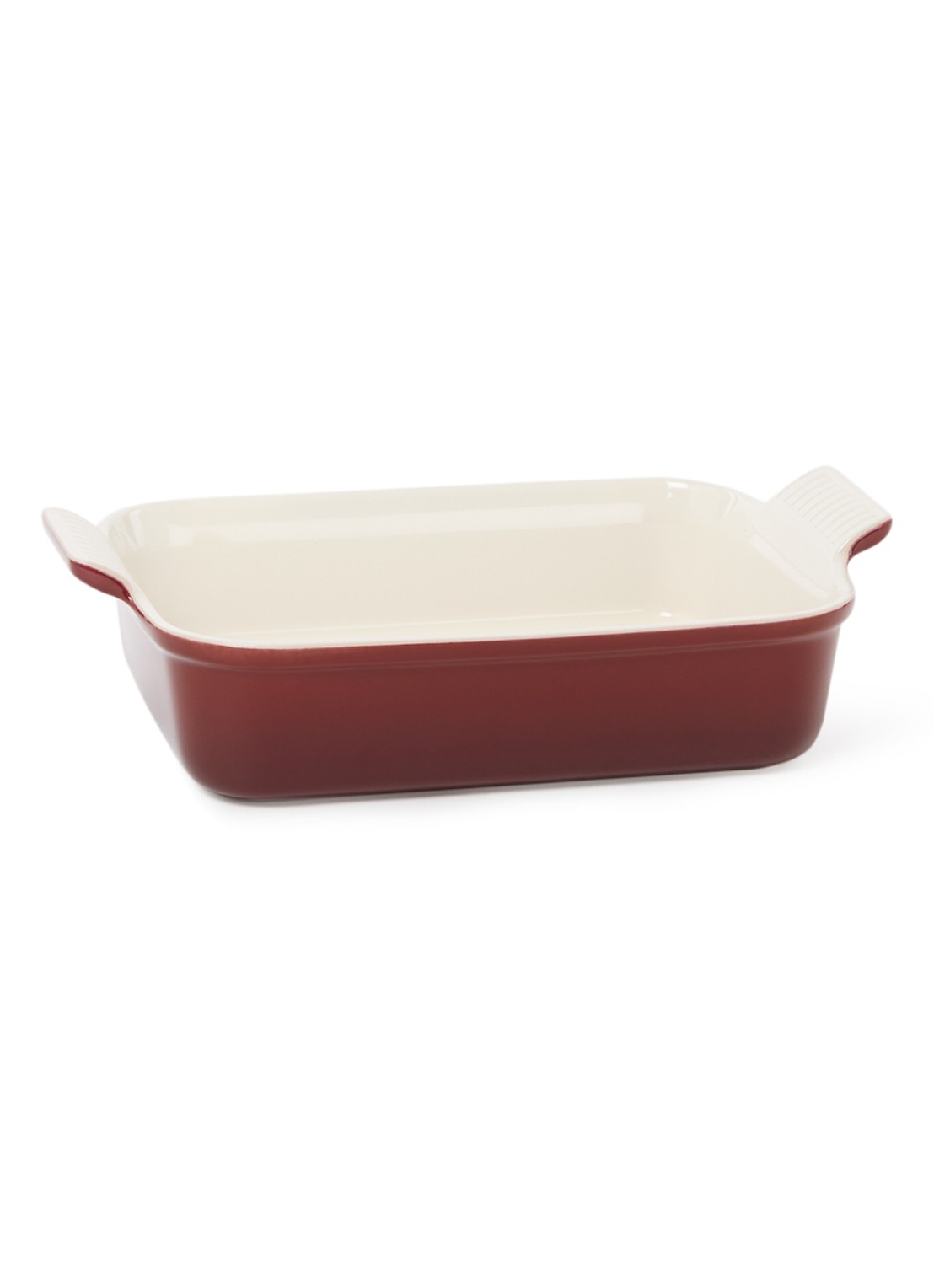 Le Creuset Ovenschaal 26 cm - voorkant garnet / rood