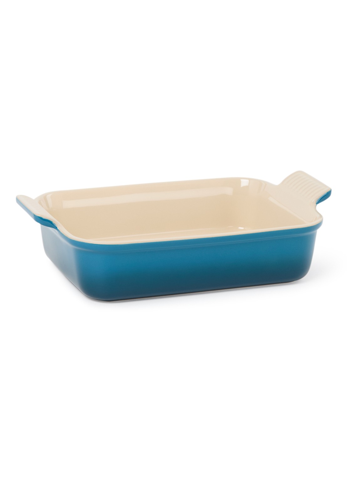 Le Creuset Ovenschaal 26 cm - voorkant deep teal / blauw