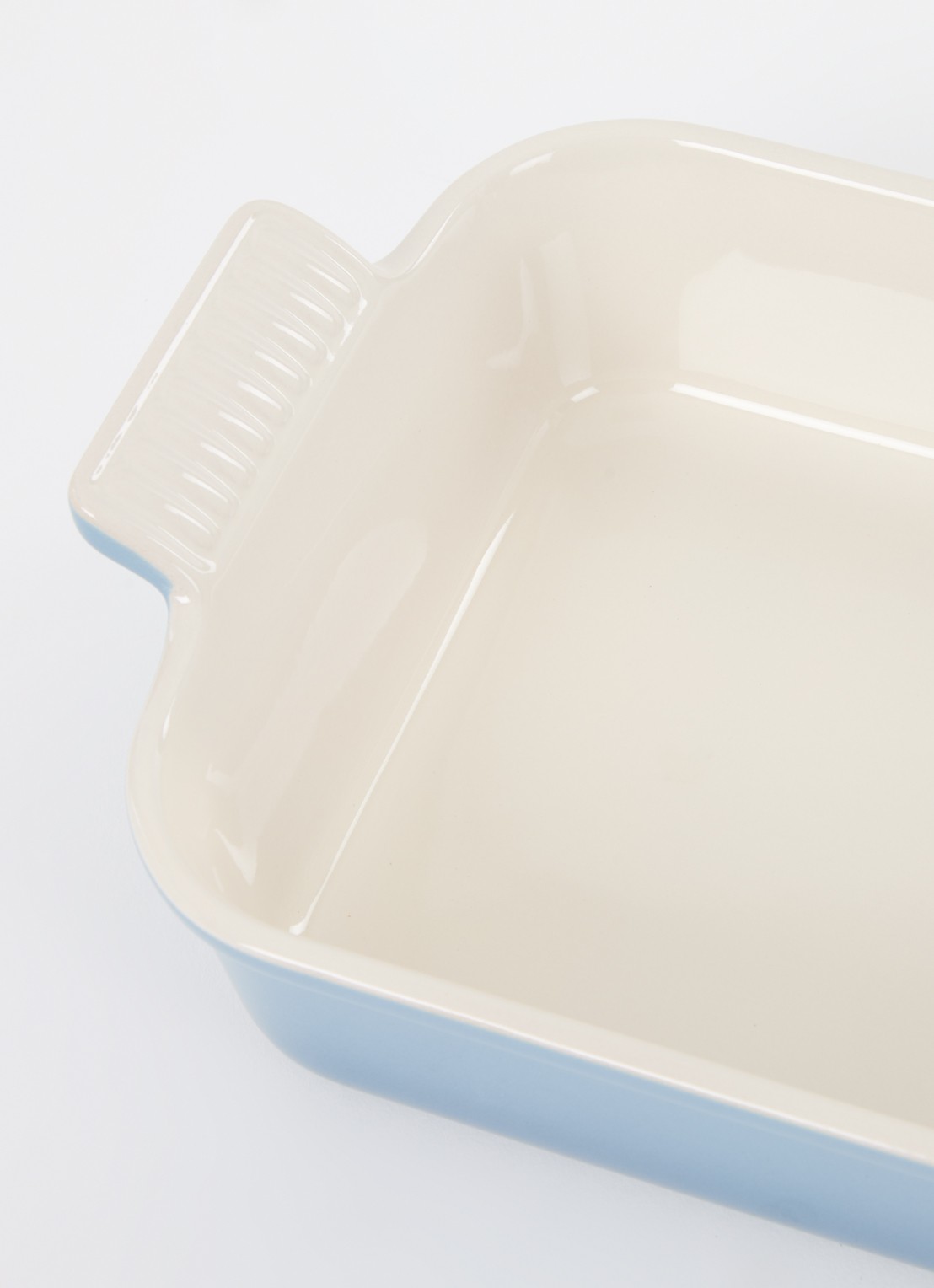 Le Creuset Ovenschaal 26 cm - detail chambray / blauw