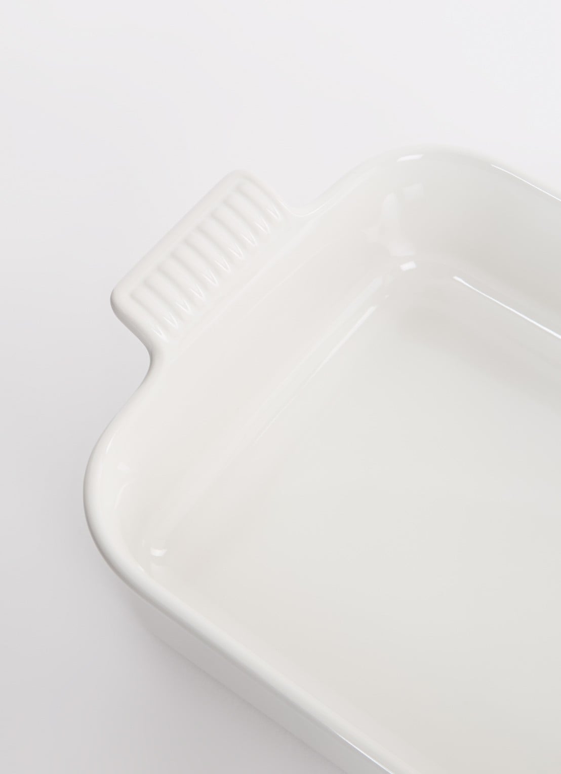 Le Creuset Ovenschaal 32 cm - voorkant 2 white / wit