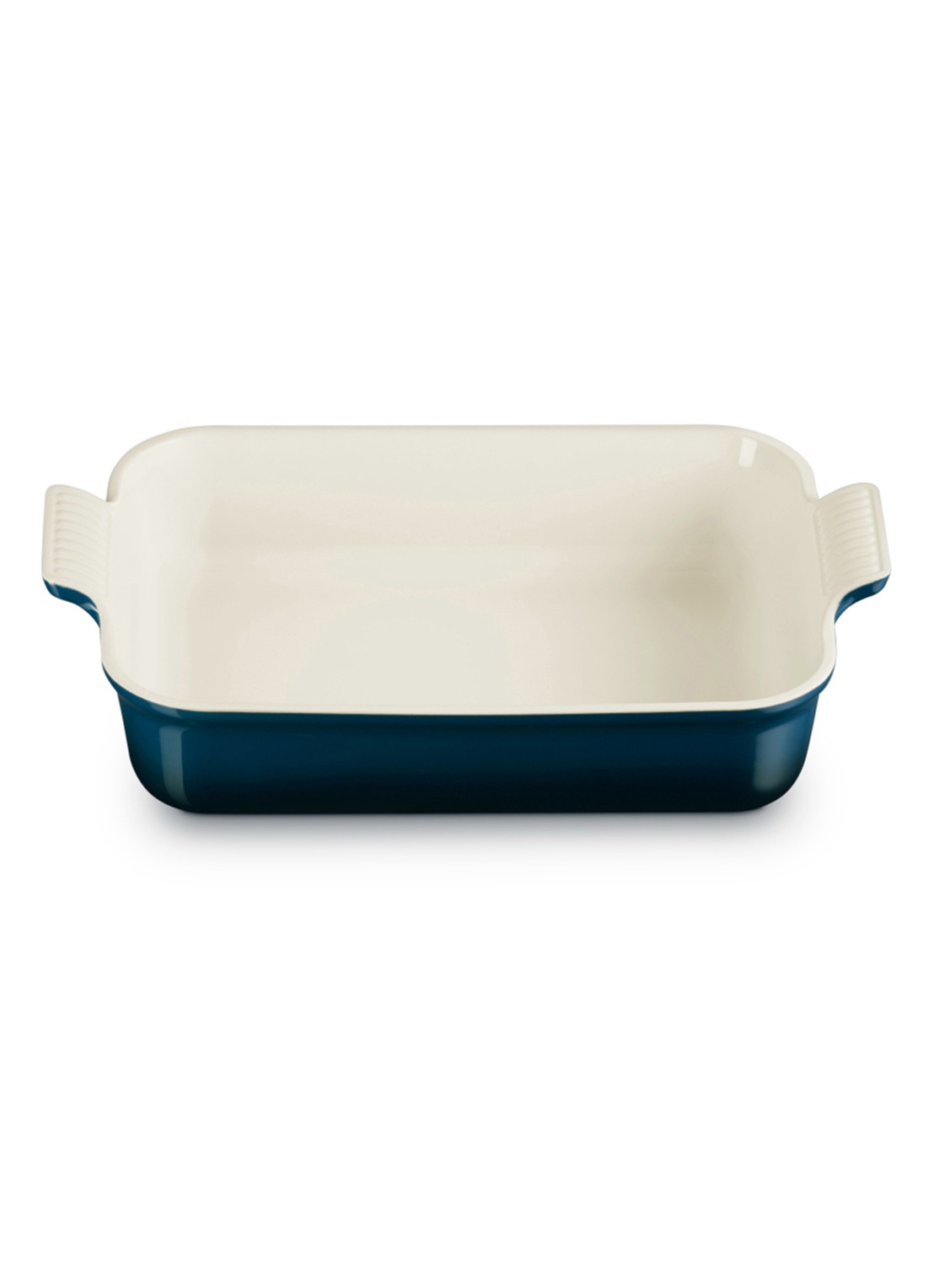 Le Creuset Ovenschaal 38 cm - voorkant 2 donkerblauw