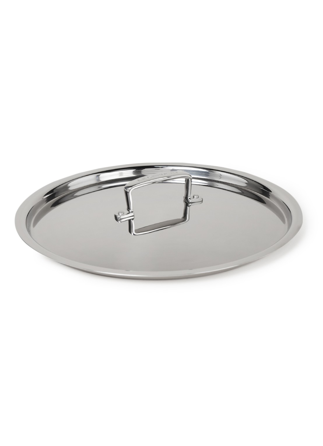 Le Creuset Pannendeksel 28 cm  - voorkant 2 zilver