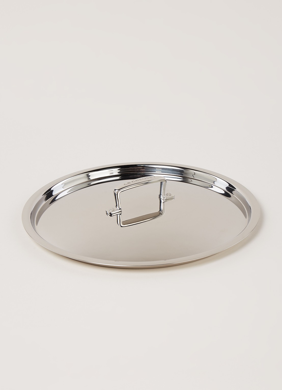 Le Creuset Pannendeksel 30 cm  - voorkant 3 zilver