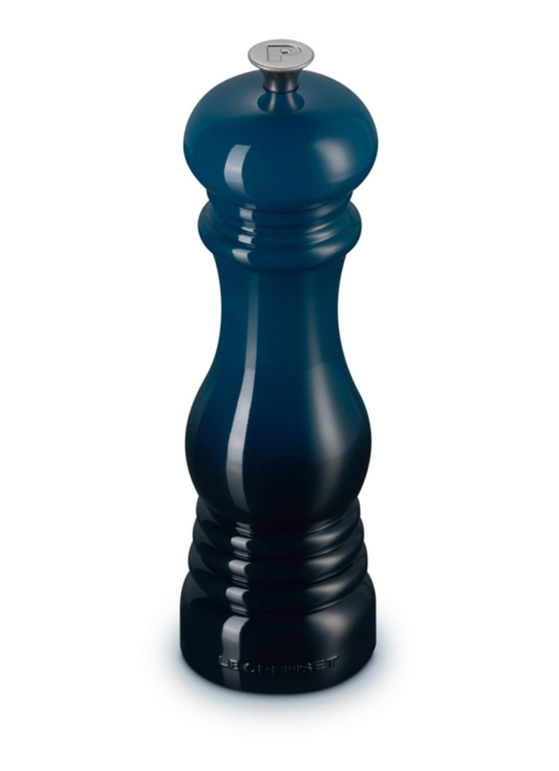 Le Creuset Pepermolen 6 cm - voorkant 2 donkerblauw