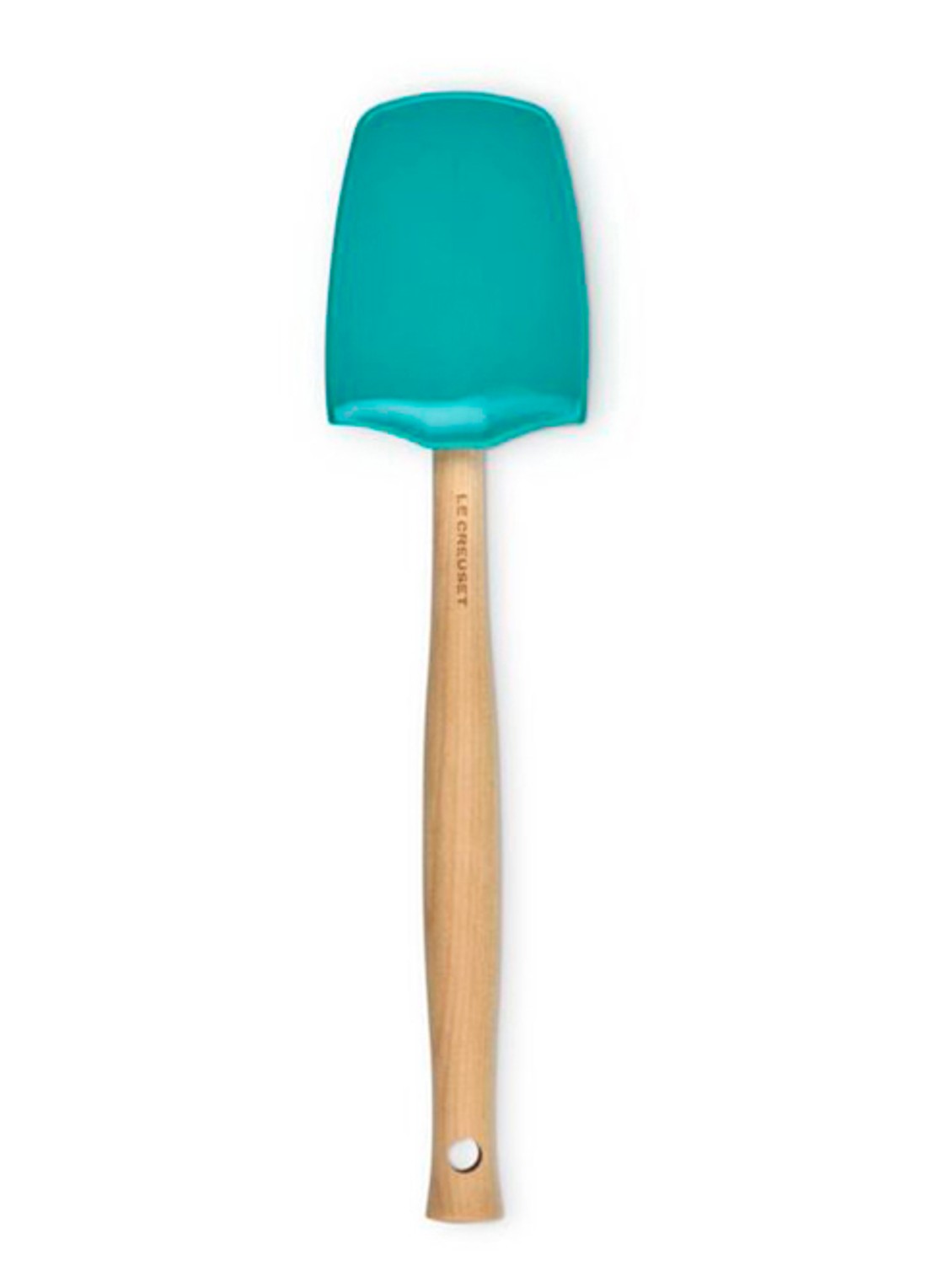 Le Creuset Premium spatel 28 cm - voorkant 2 zeegroen