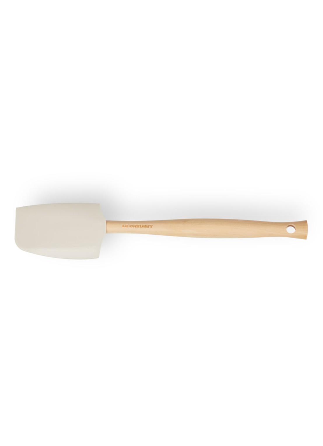 Le Creuset Premium spatel 29 cm  - voorkant meringue / beige