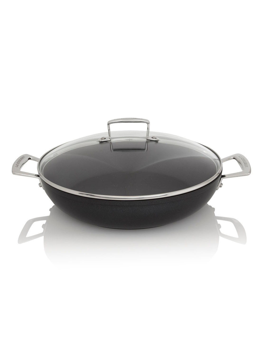 Le Creuset Provelciaalse sauteerpan Ø30 cm - voorkant 2 zwart