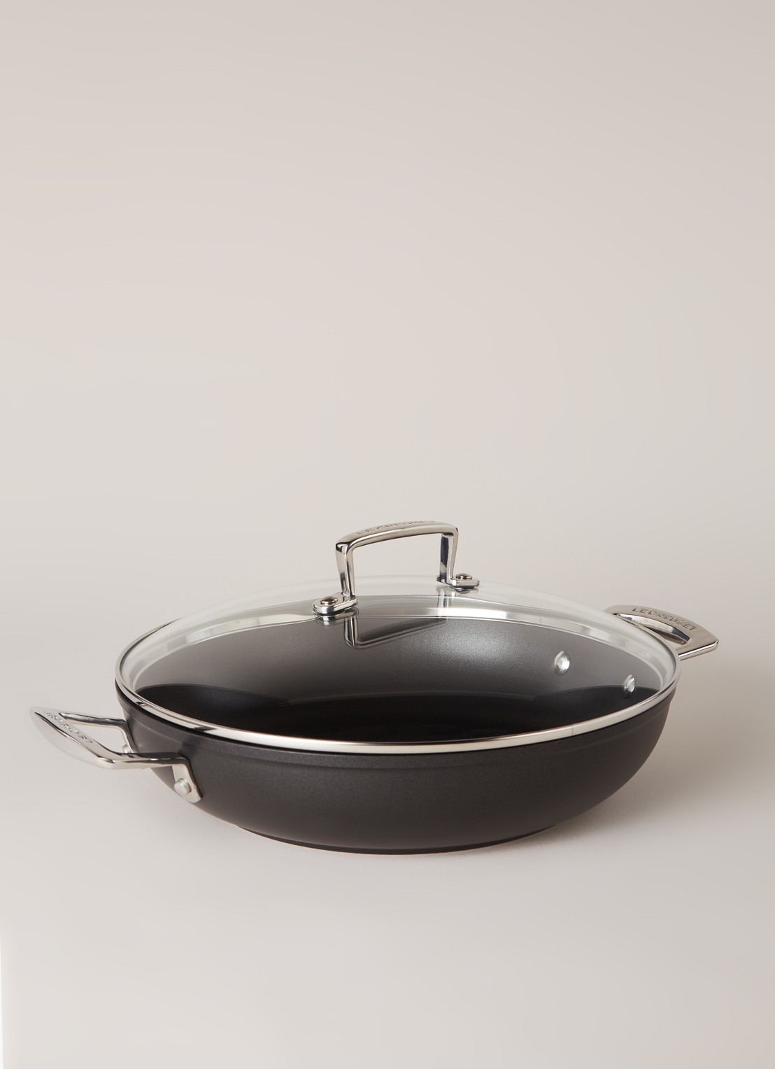 Le Creuset Provençaalse sauteerpan Ø28 cm - voorkant 2 zwart