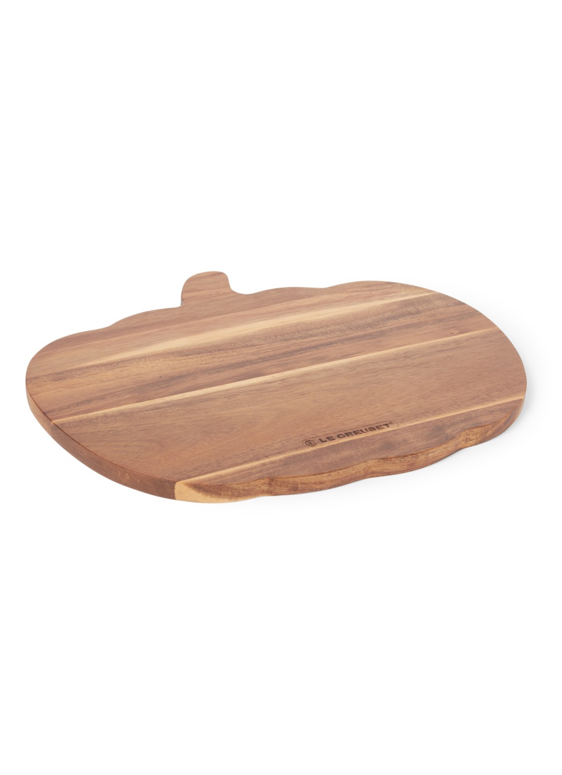 Le Creuset Pumpkin serveerplank 35 x 28 cm - voorkant bruin