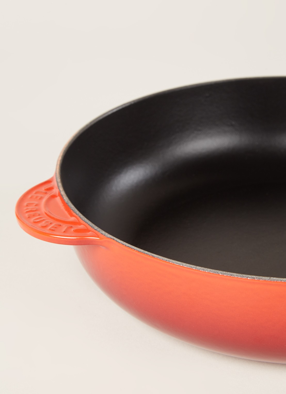 Le Creuset Sauteerpan Ø28 cm - detail 3 kersenrood / rood