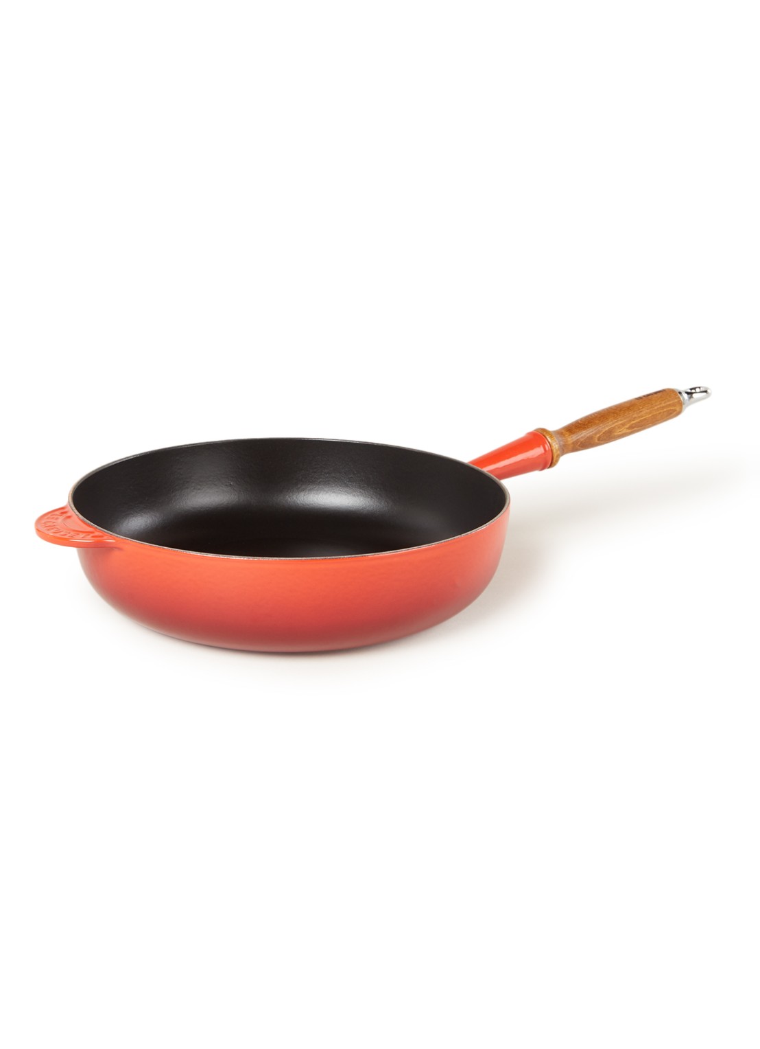 Le Creuset Sauteerpan Ø28 cm - voorkant kersenrood / rood