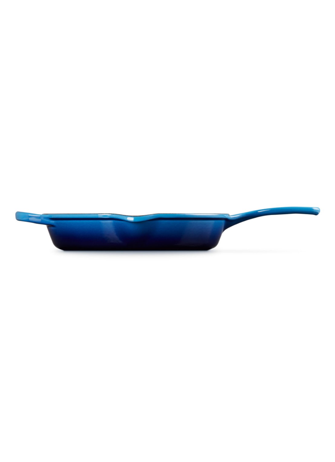Le Creuset Sauteerpan met schenktuit Ø26 cm  - achterkant azure / blauw