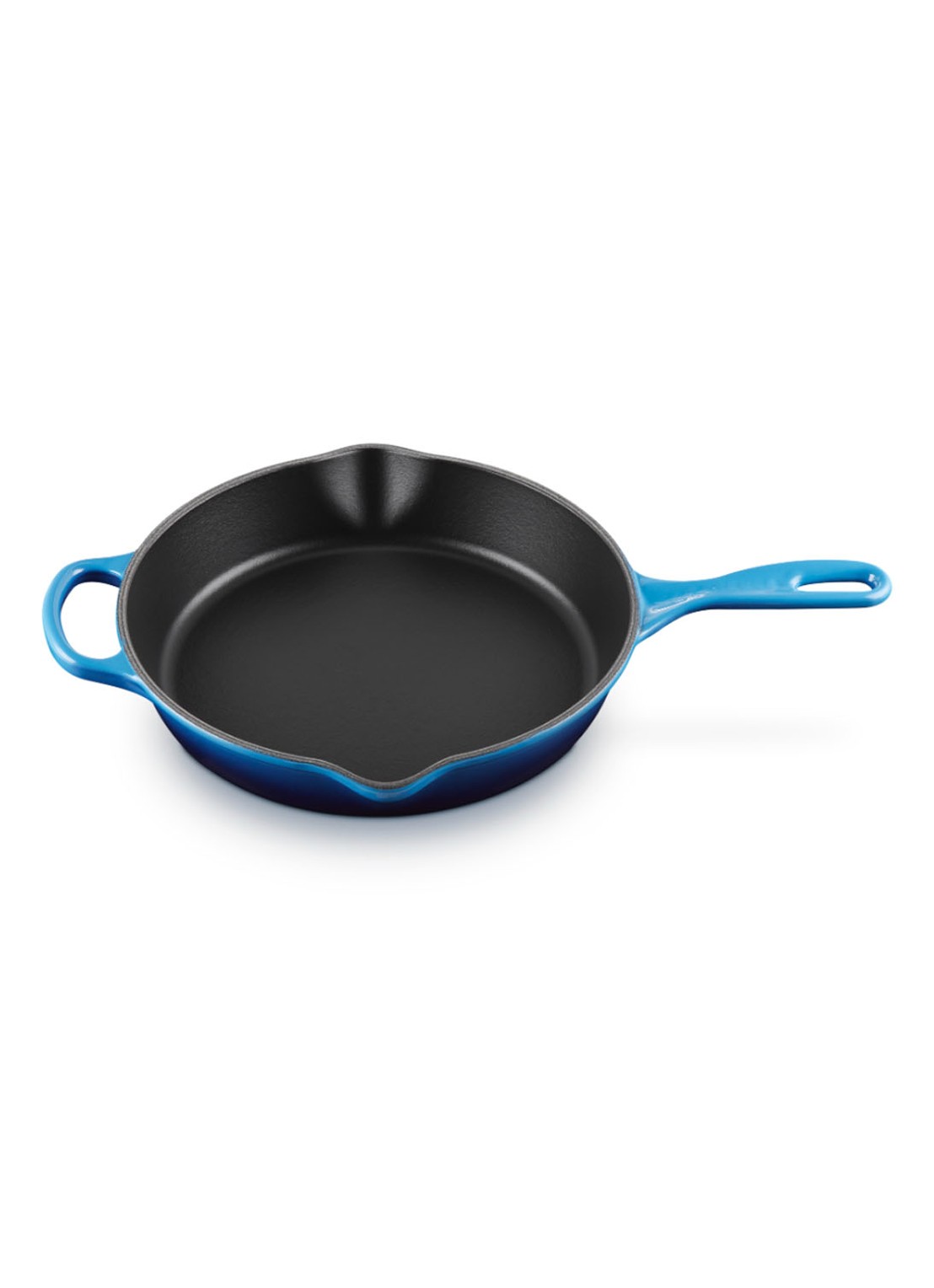 Le Creuset Sauteerpan met schenktuit Ø26 cm  - voorkant 4 azure / blauw