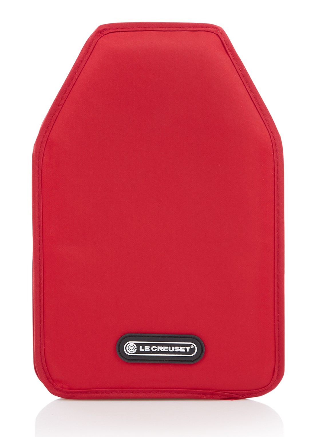 Le Creuset Screwpull wijnkoeler van textiel 23 cm - voorkant kersenrood / rood