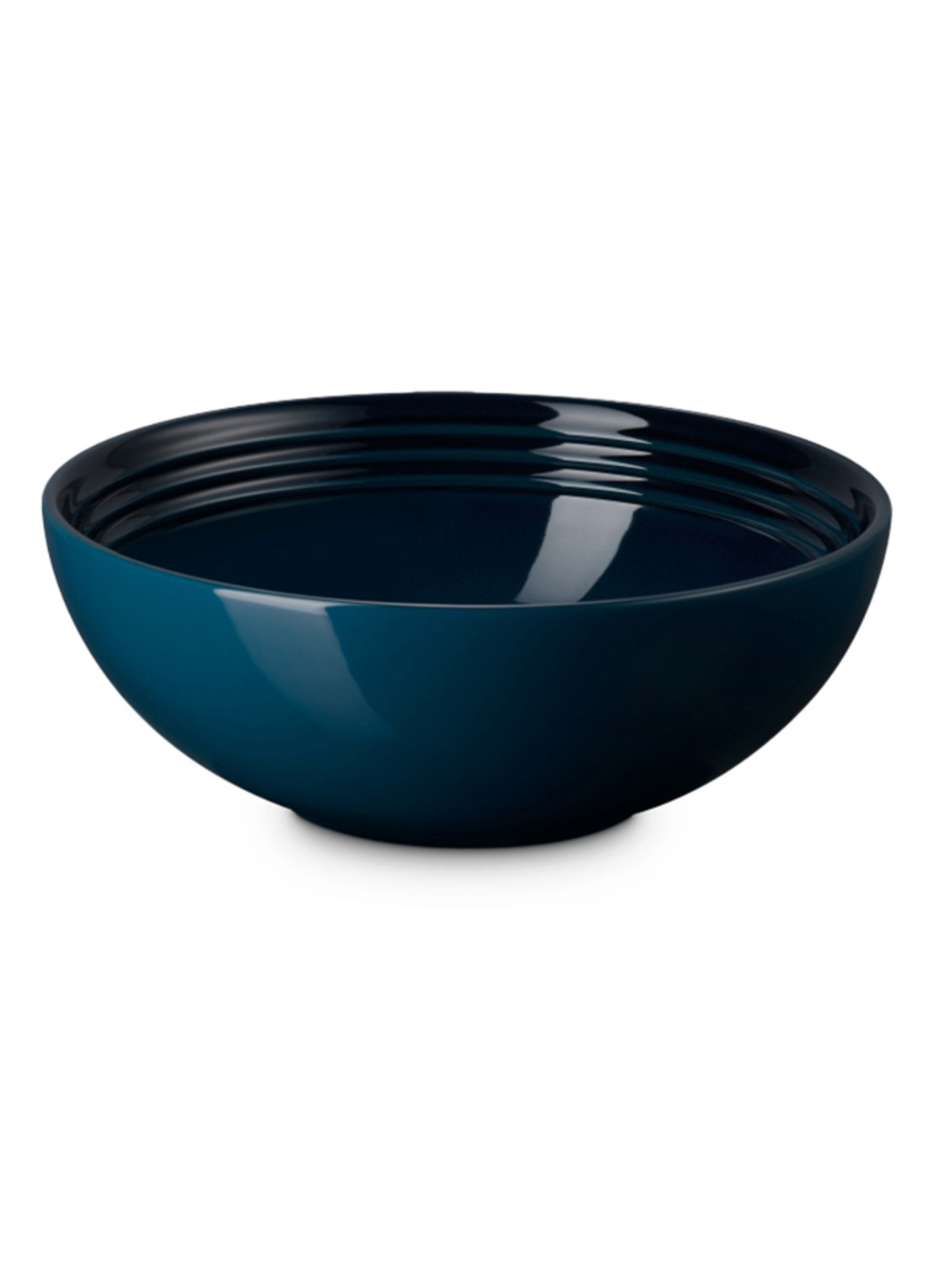 Le Creuset Serveerschaal Ø24 cm - voorkant donkerblauw