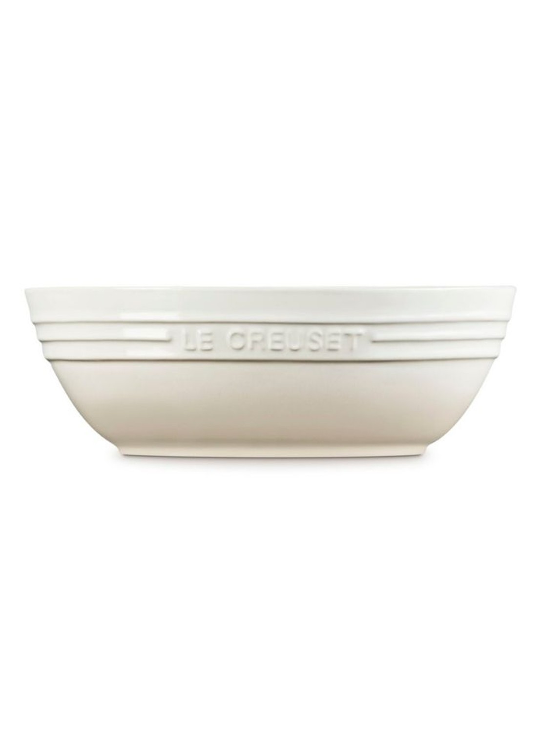 Le Creuset Serveerschaal 29 cm - achterkant 4 gebroken wit