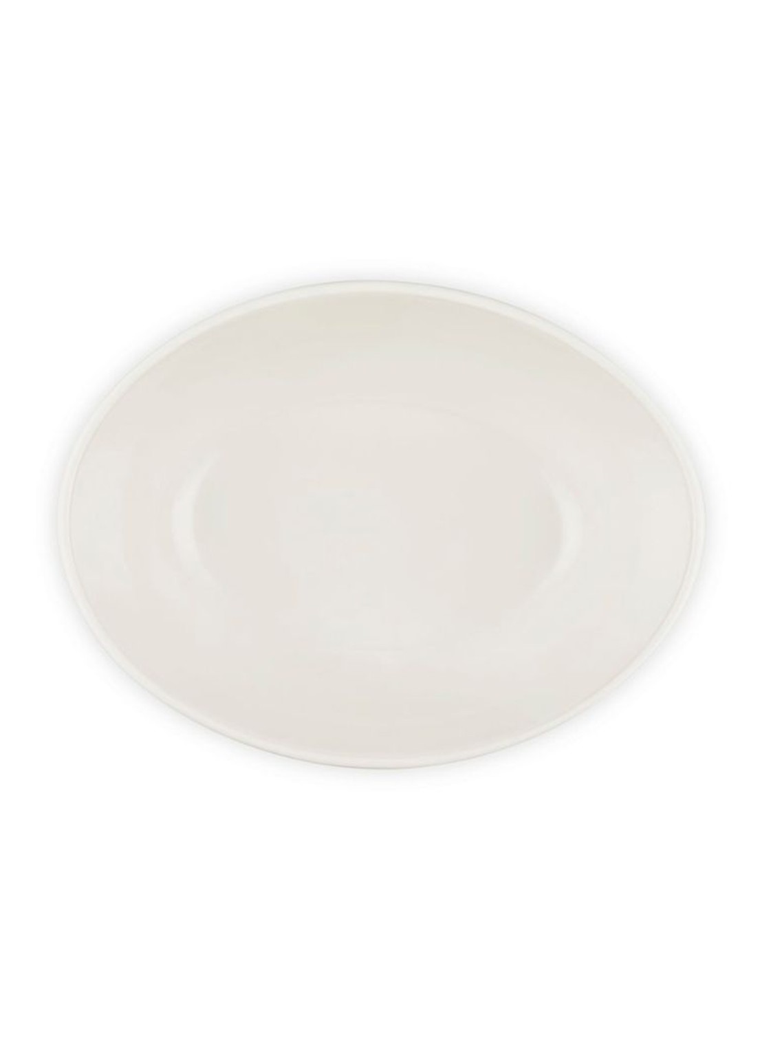 Le Creuset Serveerschaal 29 cm - detail gebroken wit