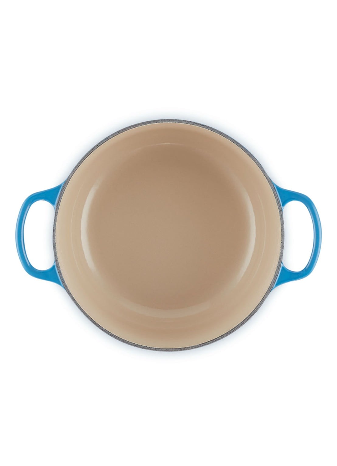 Le Creuset Signature braad-/stoofpan Ø20 cm - detail 4 azure / blauw