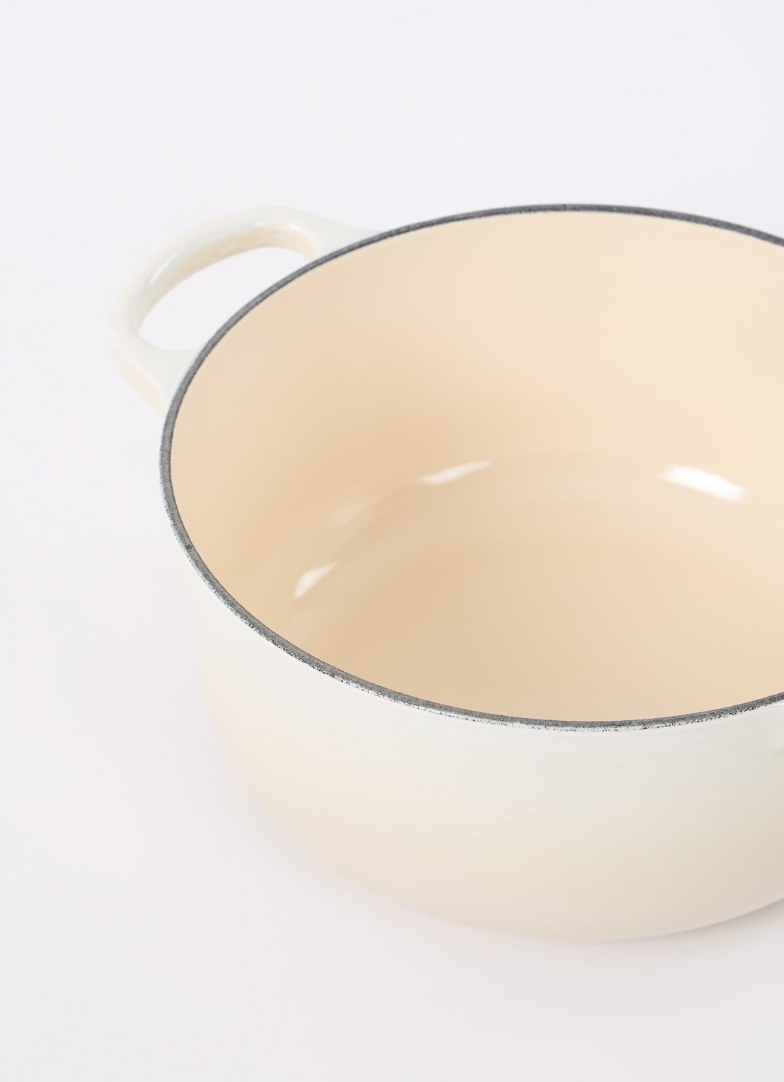 Le Creuset Signature braad-/stoofpan Ø20 cm - detail 3 meringue / beige