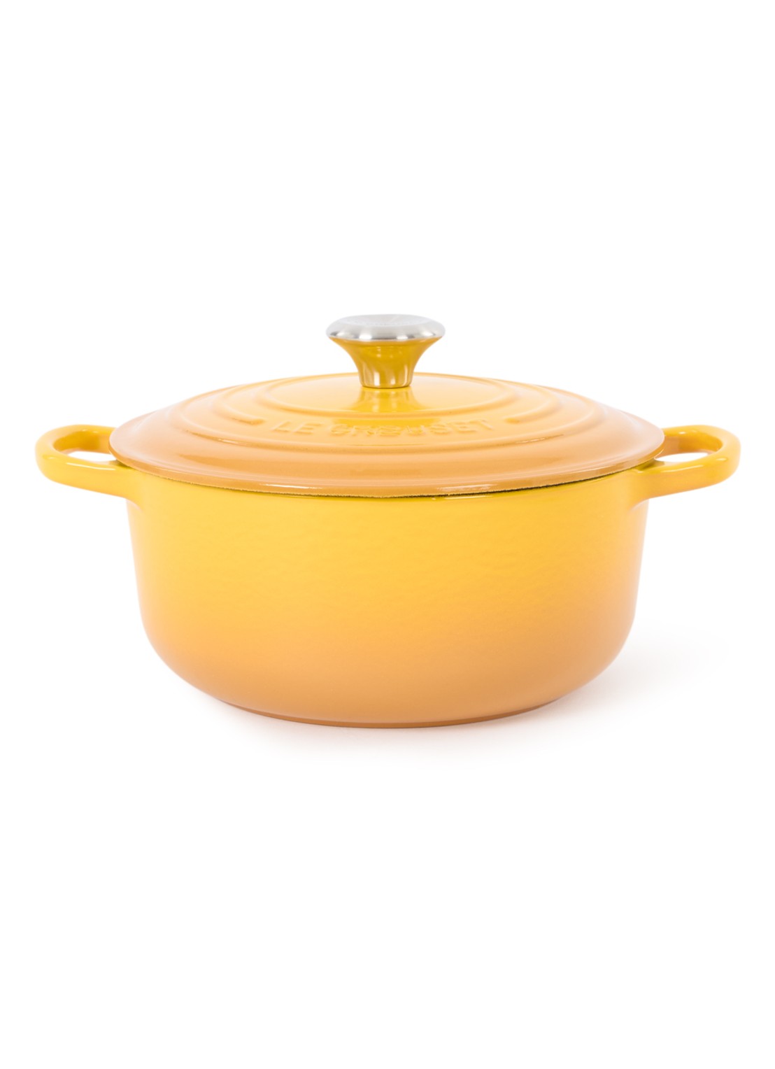 Le Creuset Signature braad-/stoofpan Ø20 cm - voorkant nectar / oranje