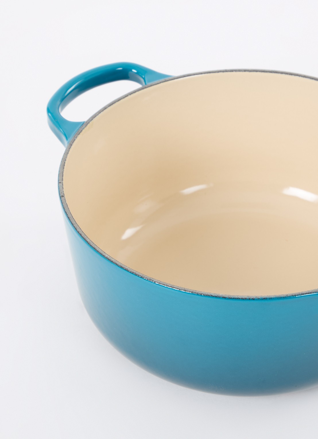 Le Creuset Signature braad-/stoofpan Ø20 cm - detail 3 deep teal / blauw