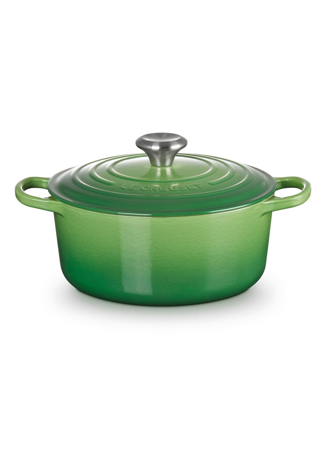 Le Creuset Signature braadpan Ø20 cm - detail 5 bamboo / groen