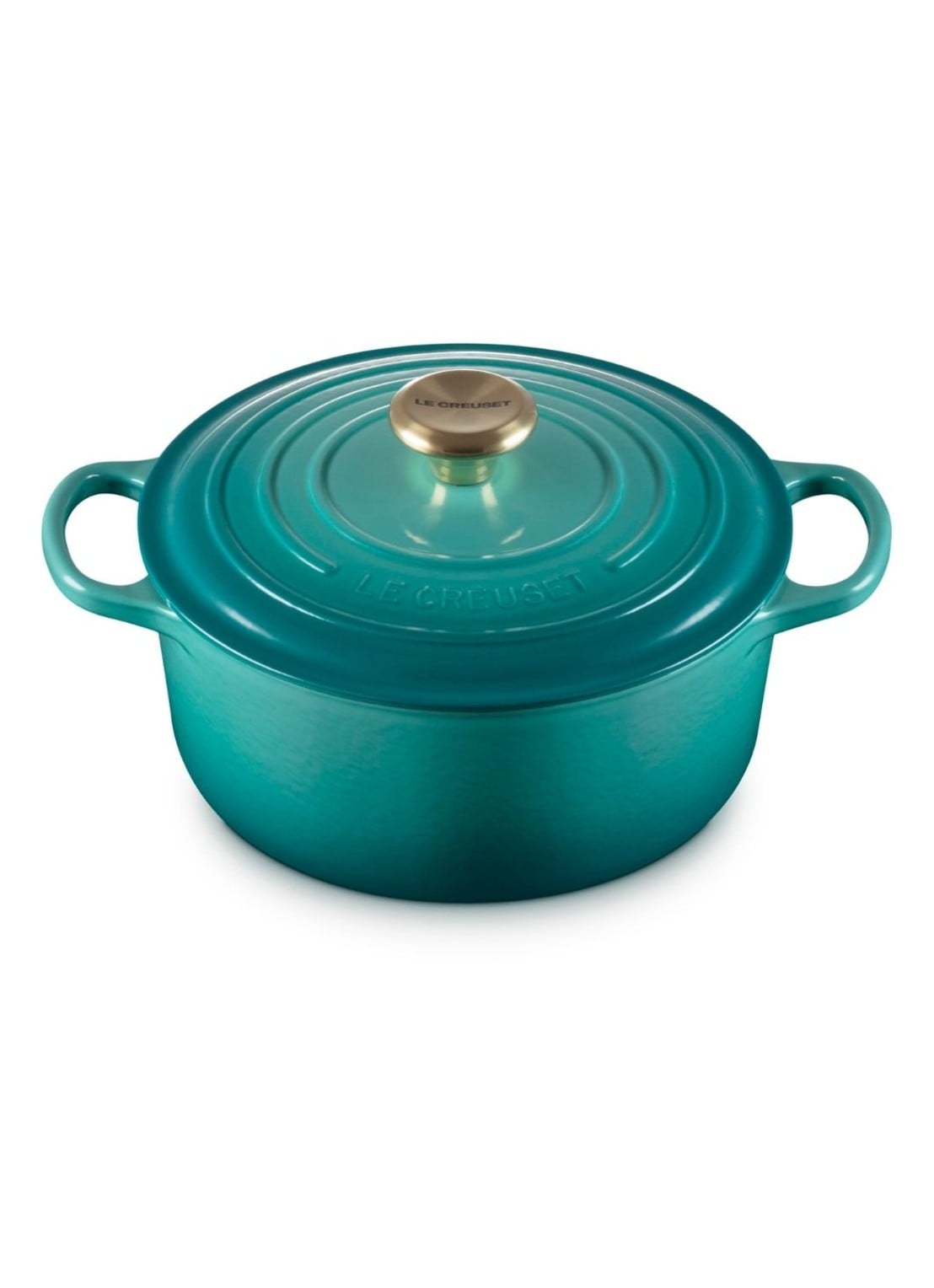 Le Creuset Signature braadpan 20 cm - detail 6 blauw