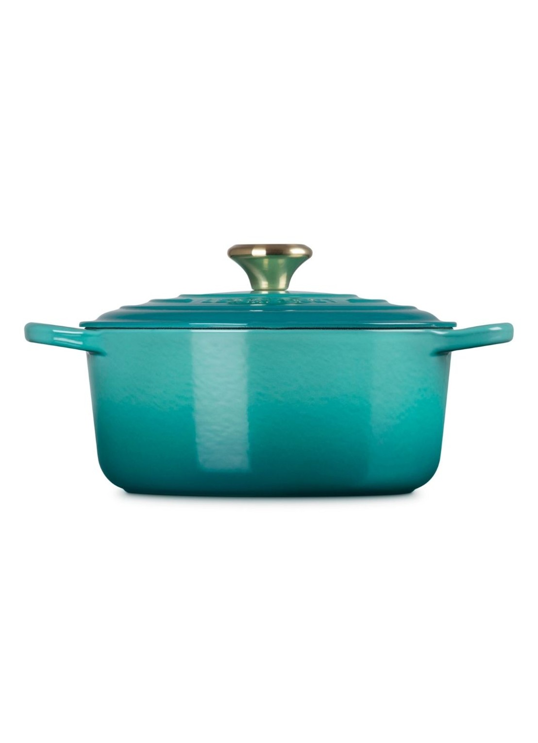 Le Creuset Signature braadpan 20 cm - voorkant 2 blauw