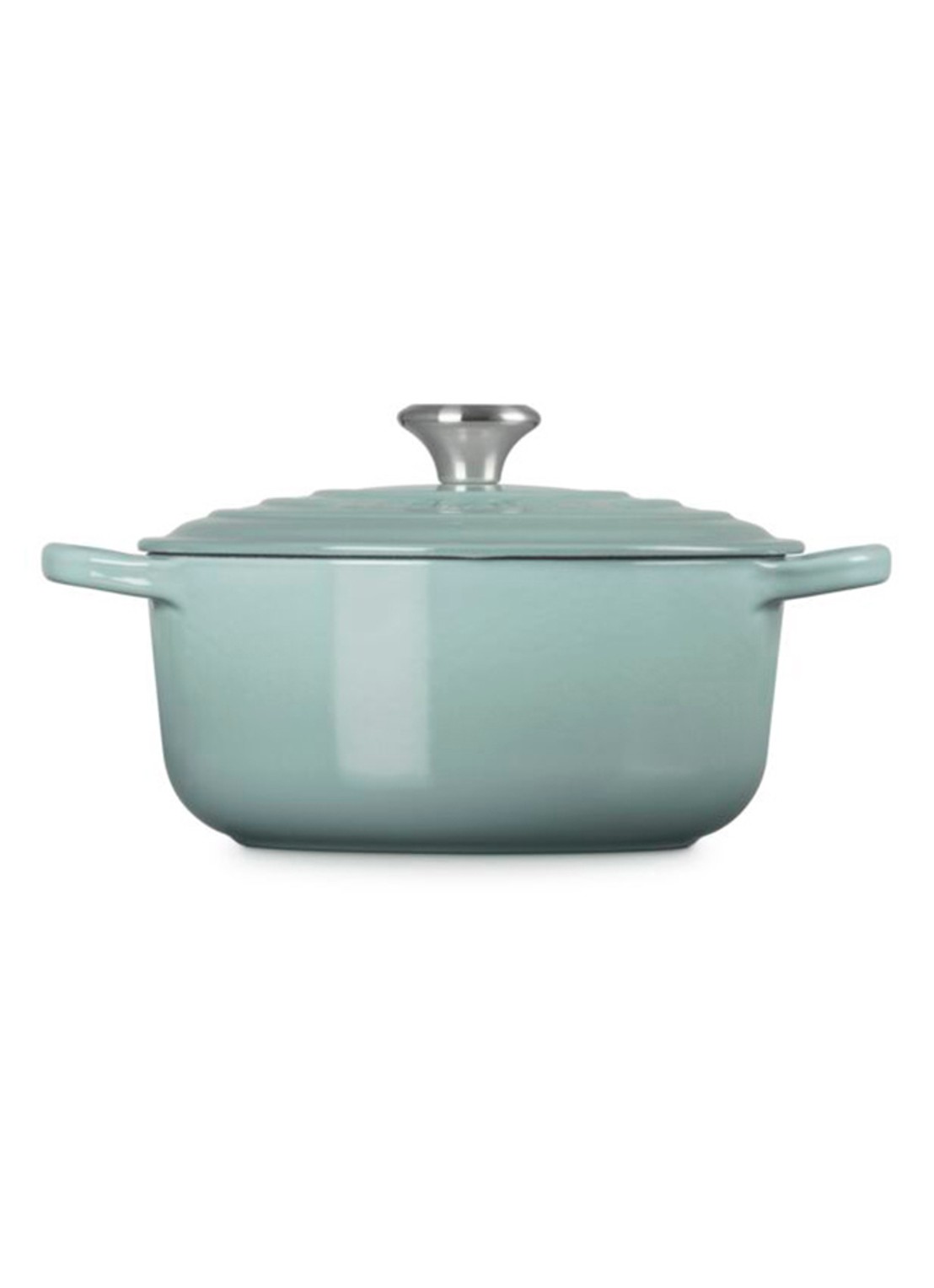 Le Creuset Signature braadpan 20 cm - achterkant 3 lichtgrijs