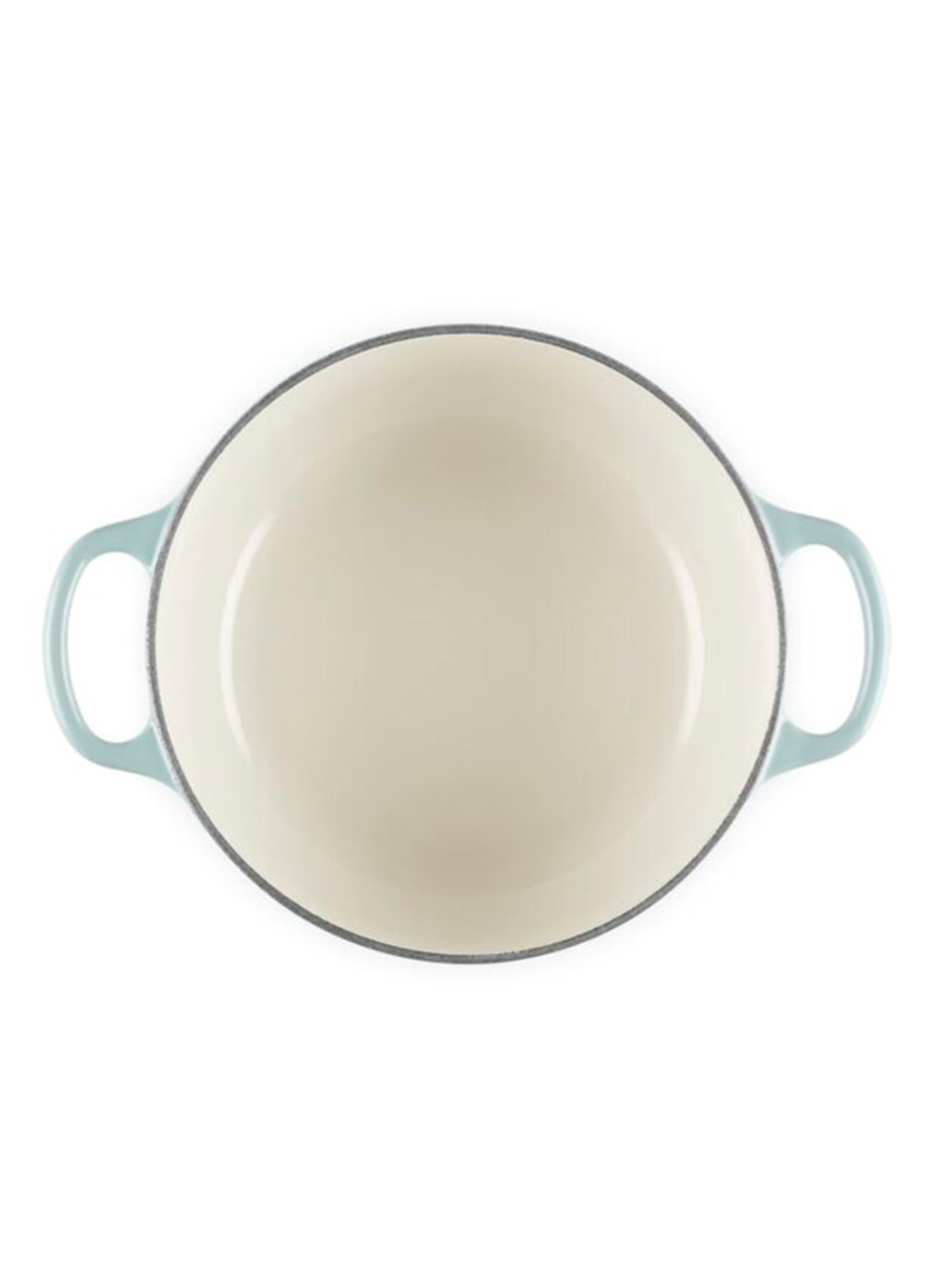 Le Creuset Signature braadpan 20 cm - detail 4 lichtgrijs