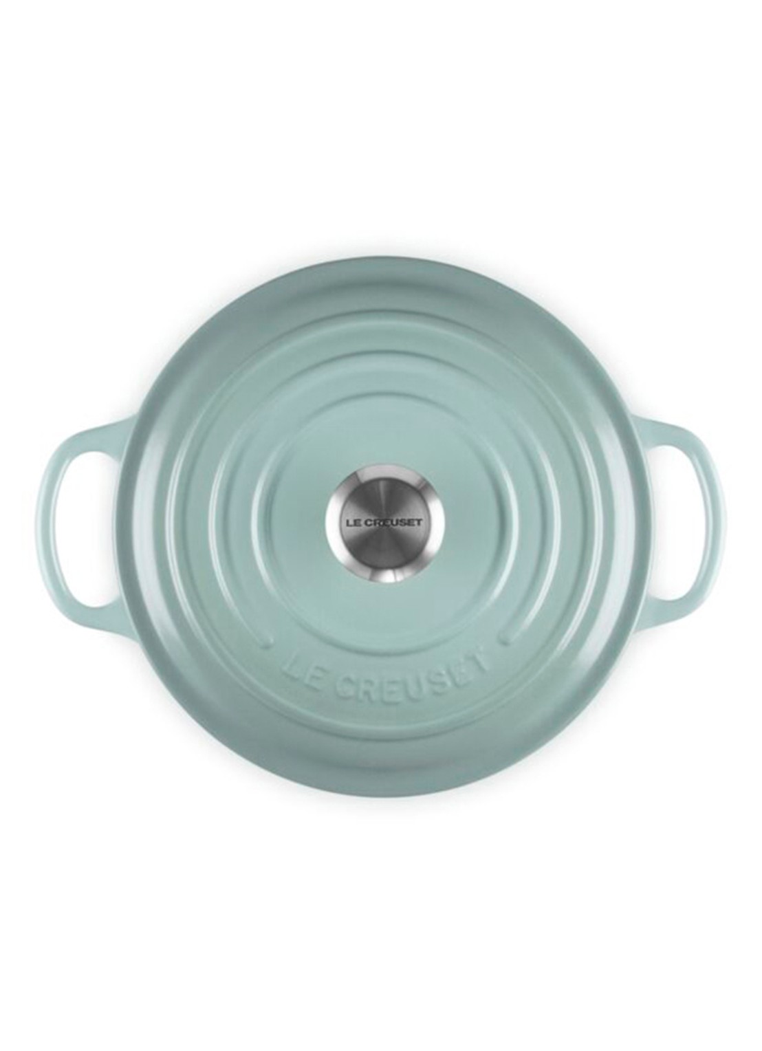 Le Creuset Signature braadpan 20 cm - detail 5 lichtgrijs