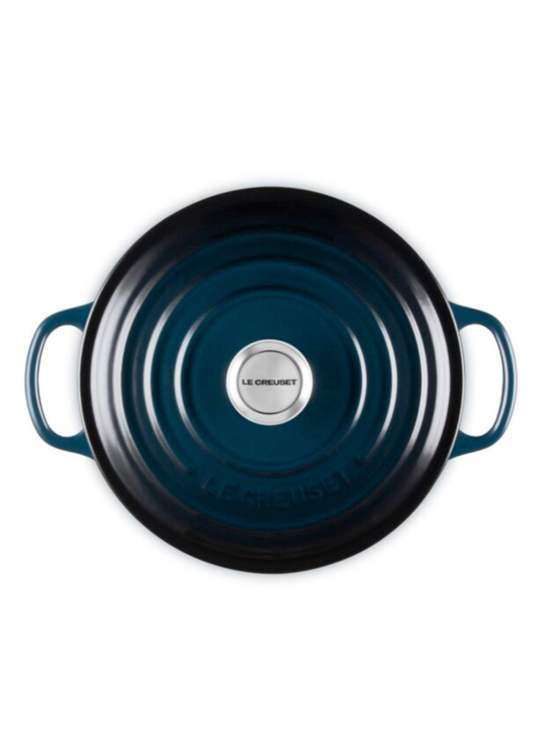 Le Creuset Signature braadpan 20 cm - detail 5 donkerblauw