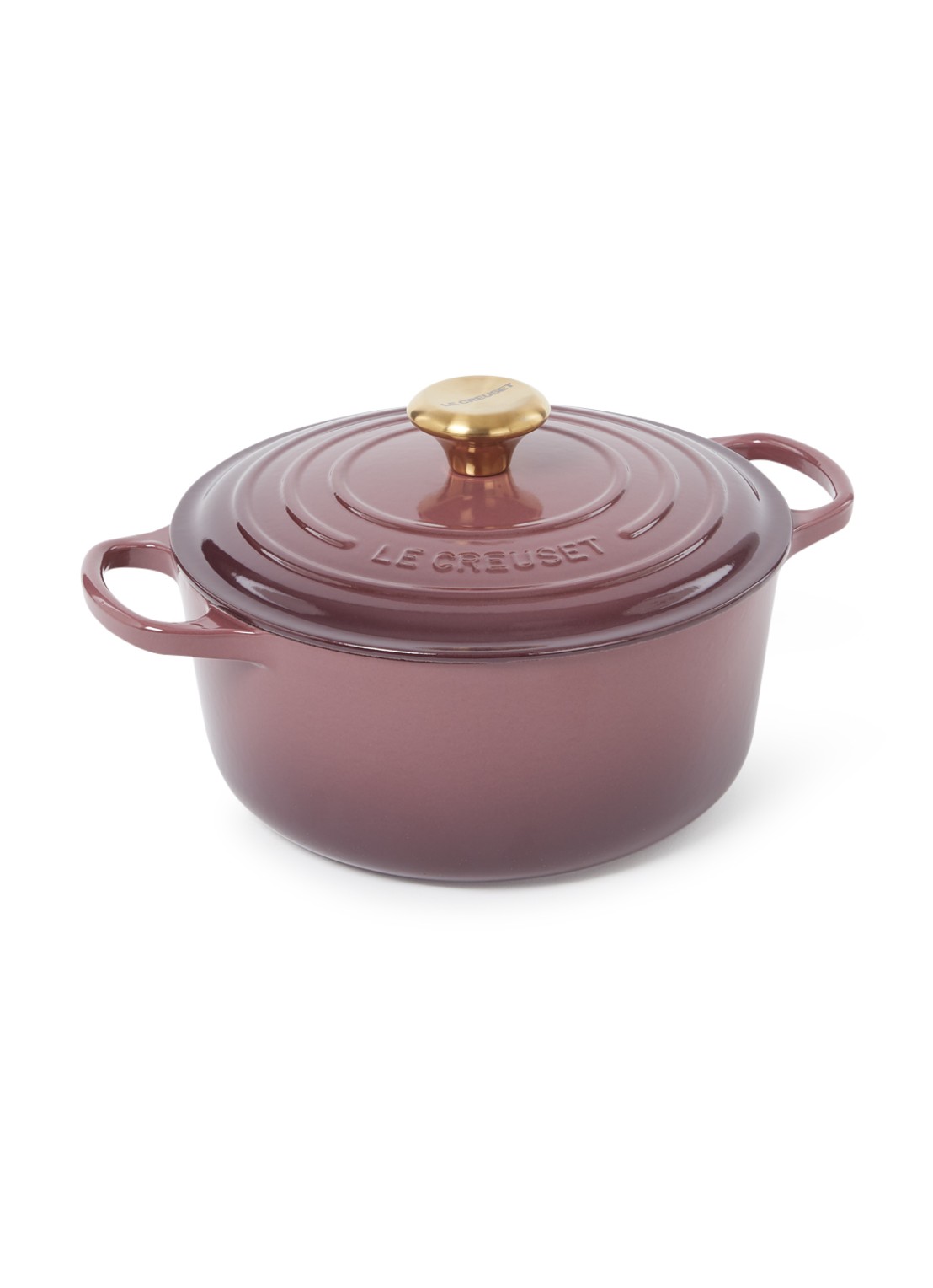 Le Creuset Signature braadpan Ø24 cm - voorkant fig / paars