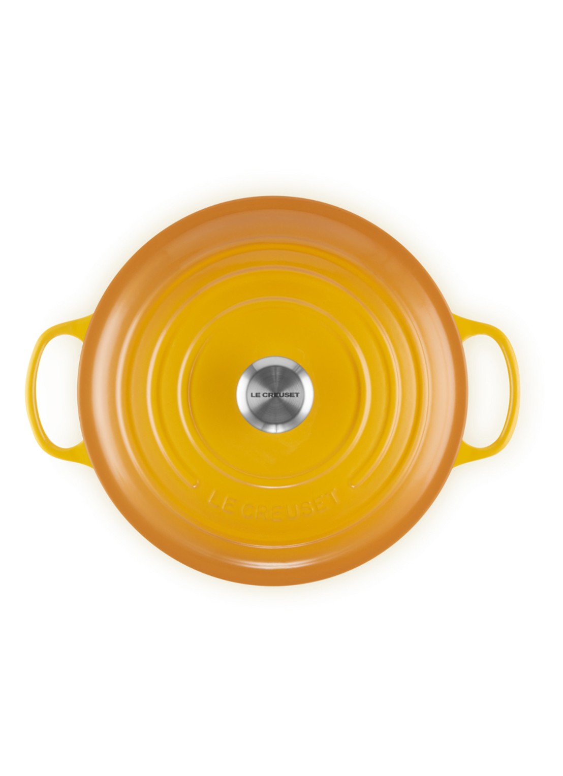 Le Creuset Signature braadpan 24 cm  - detail 3 nectar / oranje